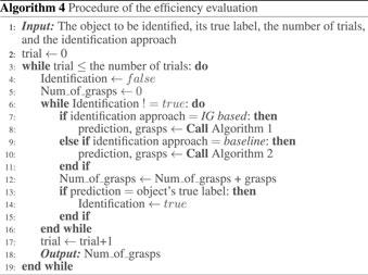 On the Efficiency of Haptic Based Object Identification: Determining Where to Grasp to Get the Most Distinguishing Information